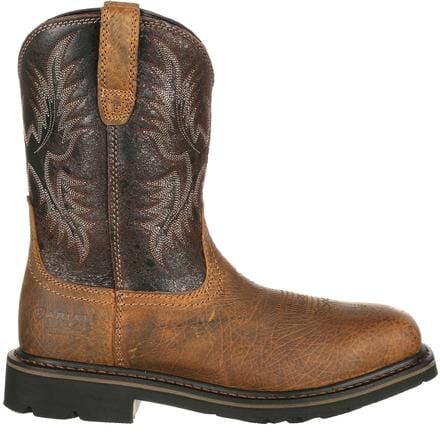ariat boots steel toe square toe